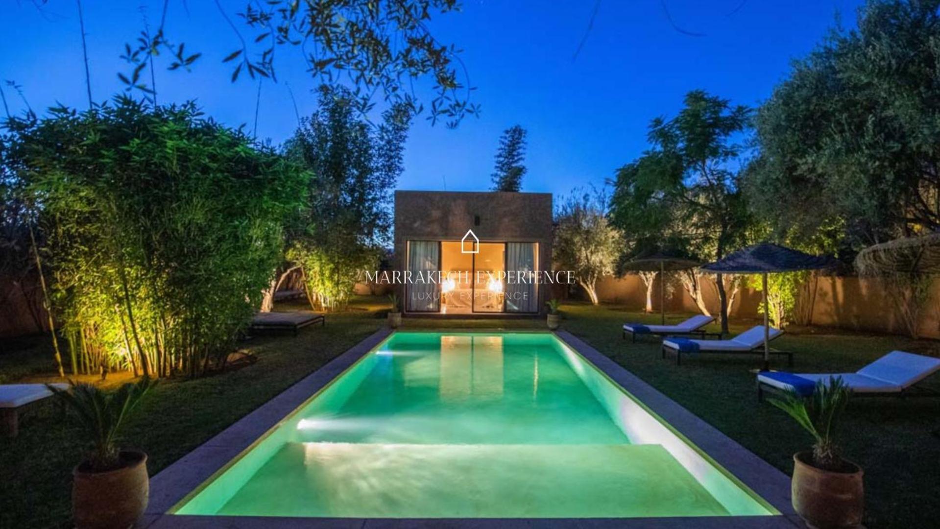 Jardin Bleu Villa Marrakesh Exterior photo